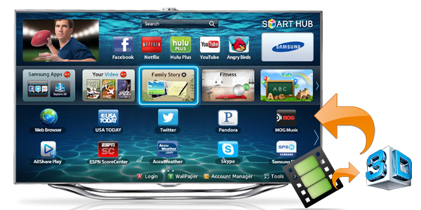 watch 3D movies on Samsung Smart TV